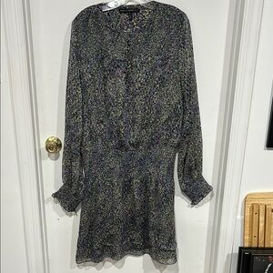 Floral Long-Sleeve Dress